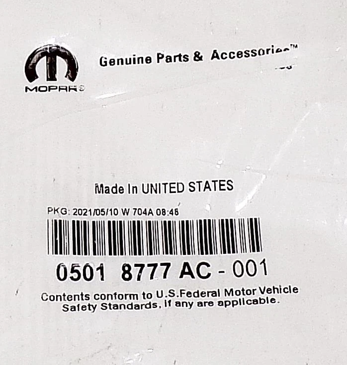 05018777AC Nuevo filtro de aire Mopar OEM para Jeep Commander Grand Cherokee 2005-2010 Foto 2 de 2