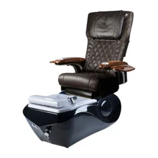 Ceneta Black Pearl PediSpa (with Defects) and P20 Massage Chair Espresso Padset