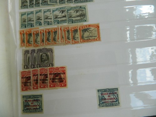 NIUE 1902 - 1967 STAMPS COLLECTION ON PAGES INC. HIGH VALUES - Picture 15 of 24