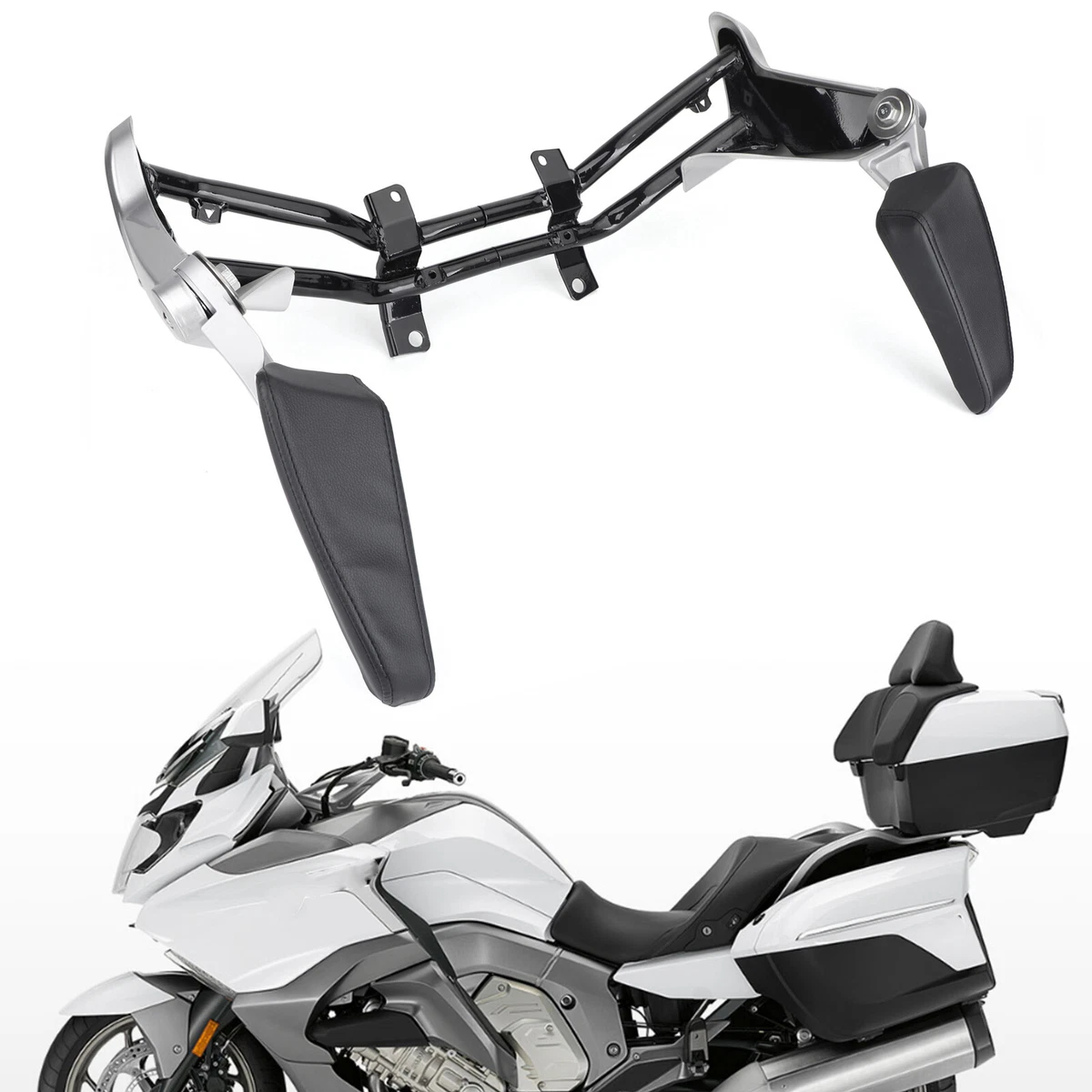 Motorcycle Adjustable Rear Passenger Armrest For BMW K1600GTL 2011
