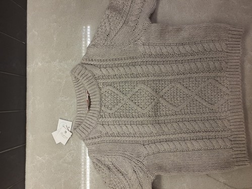 Bonpoint Grey Knit Wool Sweater Size 4 and 8 - Picture 4 of 5