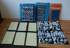 Pellicola adesiva mista titoli lettere - varie dimensioni/stili - pacchetto - prop/decorazione