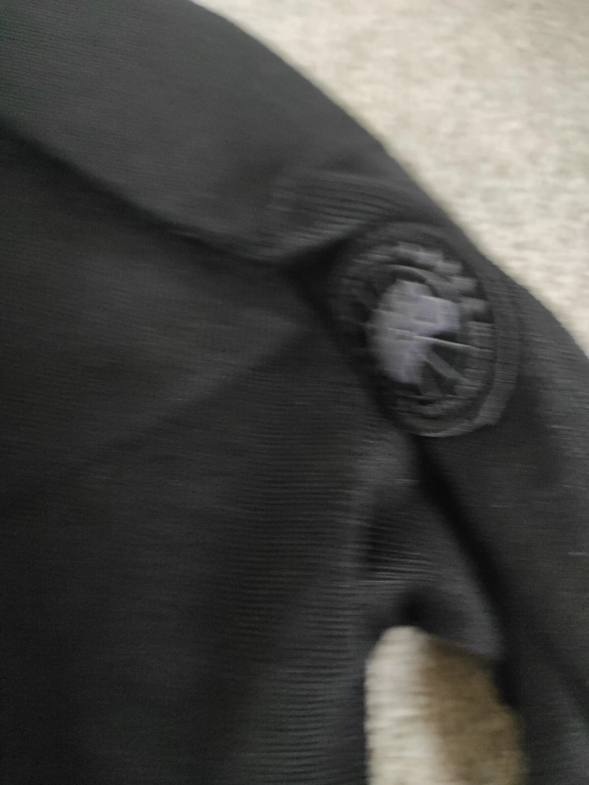 Maglione Canada Goose Buttermere nero girocollo lana merino lavorato a maglia nuovo con etichette