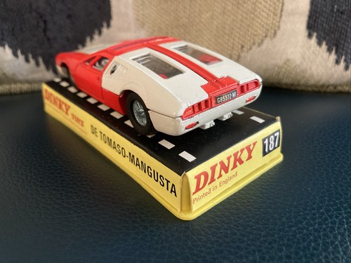 Vintage New Dinky De Tomaso Mangusta #187 Original Case 1:43 scale Time Capsule - 第 6/12 張圖片