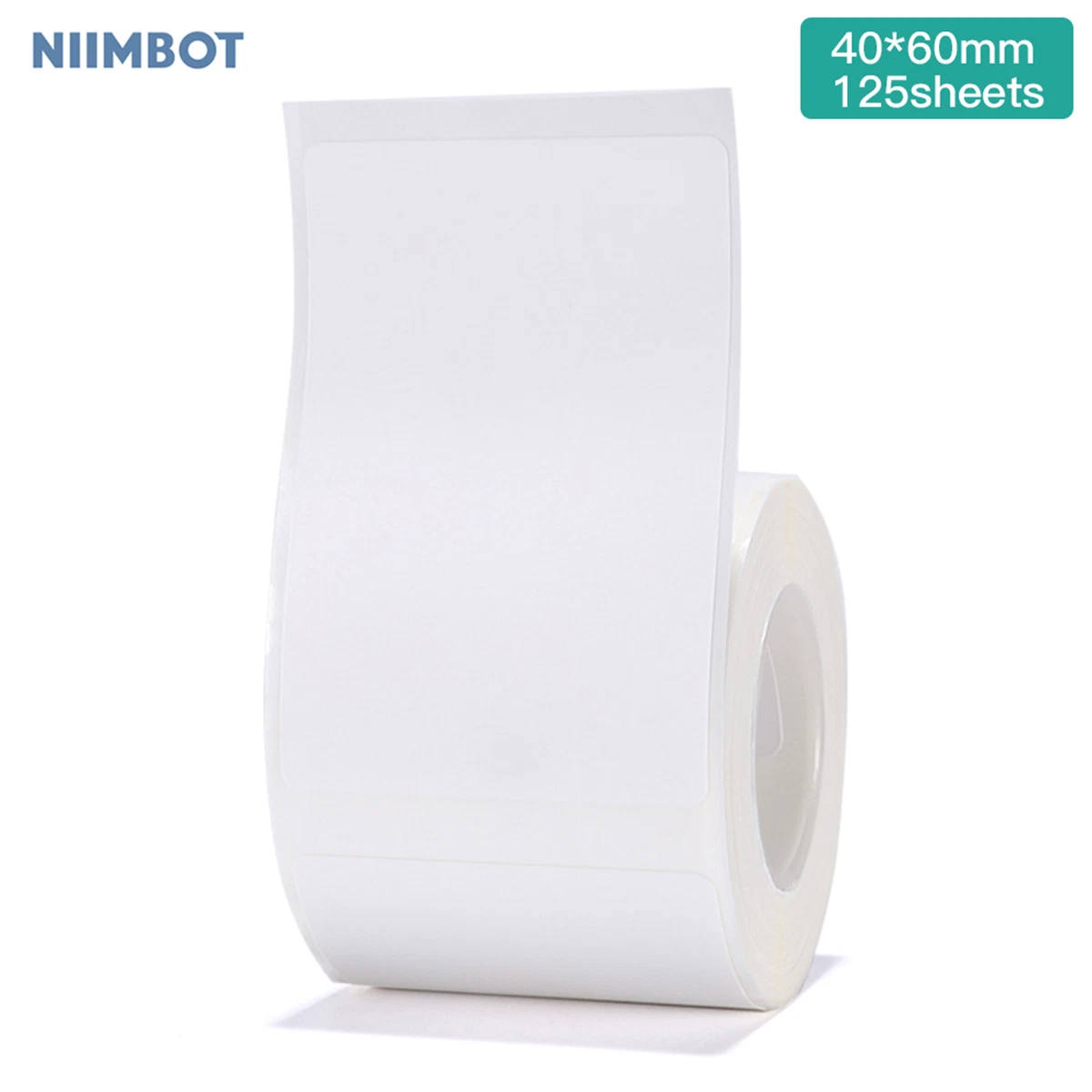 40x60mm White Blank Thermal Printing Paper Roll Price Size Name Label Paper O6X1