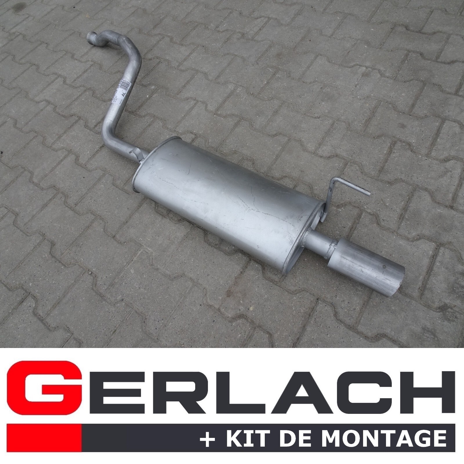 Silencieux arriere Audi 80 1.6 pot echappement berline F129