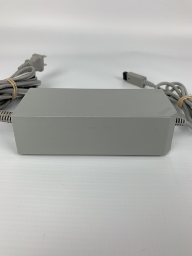 FABRICANTE DE EQUIPOS ORIGINALES Nintendo Wii fuente de alimentación adaptador de CA solo gris original RVL-002 funciona - Imagen 6 de 12