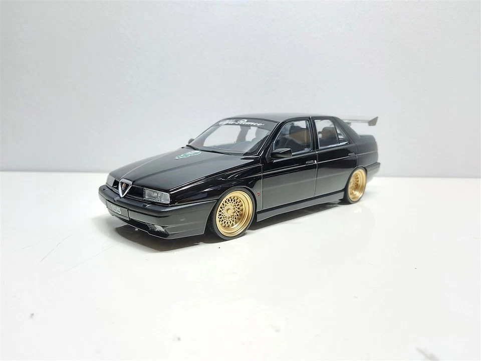 Alfa Romeo 155 Tuning Nero del 1996 - 1/18 Artigianale base Triple9 - Immagine 3 di 4