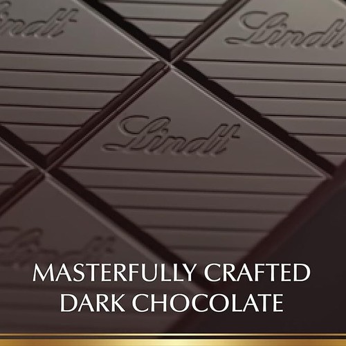 Lindt EXCELLENCE Caramel Sea Salt Dark Chocolate Candy Bar,Dark Chocolate 3.5 oz - 第 4/6 張圖片