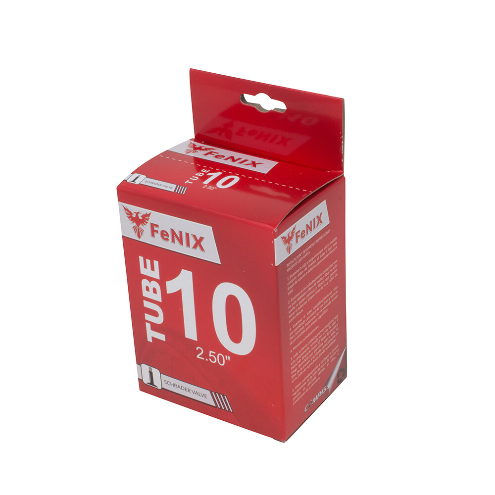 Fenix Bike Bicycle Inner Tube 10" x 2.50" 33mm Standard Schrader/Valve