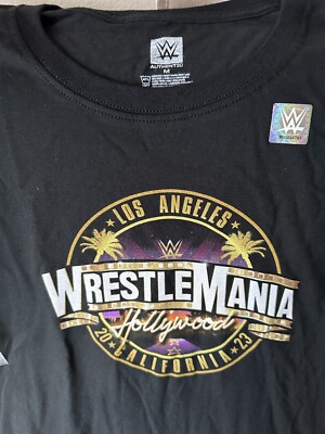 WWE Wrestlemania 39 2023 I was there Shirt Size Medium Los Angeles  Hollywood