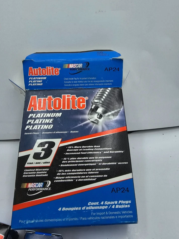 (CANTIDAD 4) Bujía Autolite Platinum AP24 para Ford F-250 HD F-350 1997 Foto 4 de 4