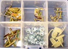 Chevy 53x Door Body Side Moulding Fasteners Exterior Trim Clips Kit Fender NOS