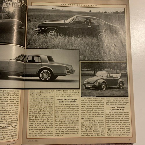 Car And Driver Magazine - January 1986 - Fourth Annual Teen Best Issue - Picture 6 of 12