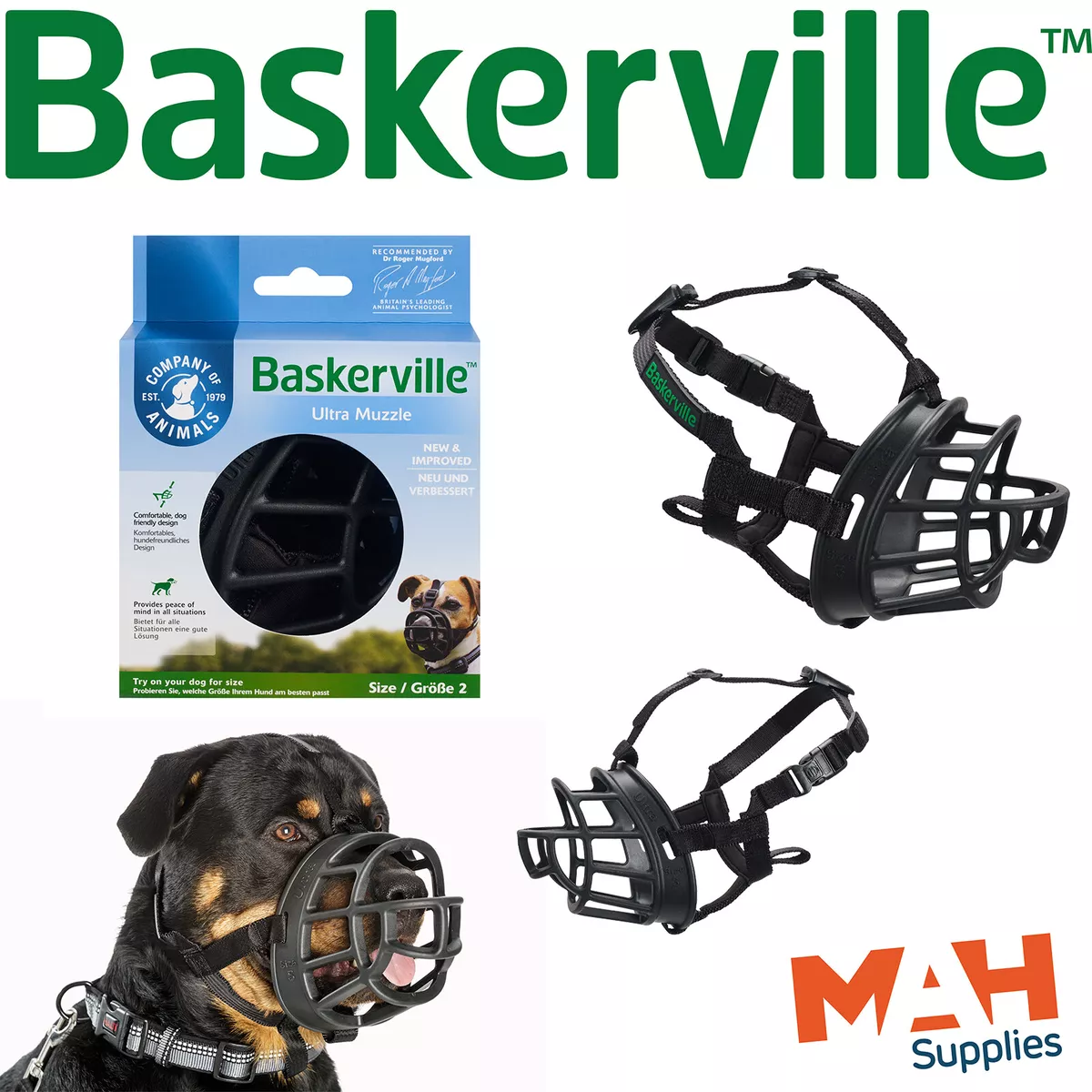 Bozal baskerville ultra muzzle clearance 1
