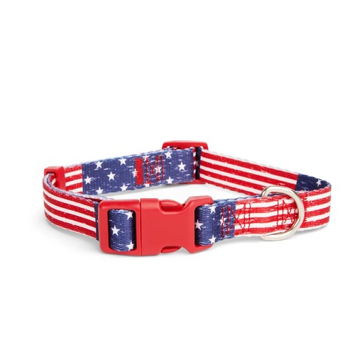 YOULY American Flag Dog Collar, American Flag, X-Large/XX-Large, By Youly