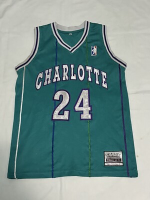Kobe Bryant Charlotte Hornets 1996 NBA Draft Jersey #24 - Main Image