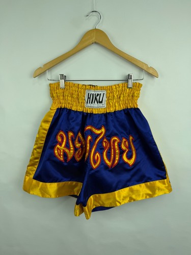 πΉπ Muay Thai Boxing Short Kickboxing Y2K Rare Retro Japanese size M Multicolor - Picture 2 of 7