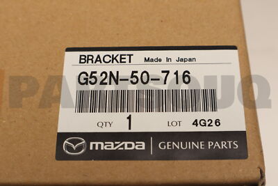 G52N50716 Genuine Mazda BRACKET,RAD.GRILLE G52N-50-716 | eBay