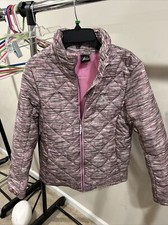 ZeroXposur Full Zip Puffer Jacket in Pink Multicolor Youth Girls Size 16