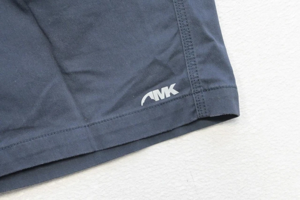 Mountain Khaki 实用短裤修身棉质弹力蓝色远足男式尺寸 42 — 第 3/4 张图片