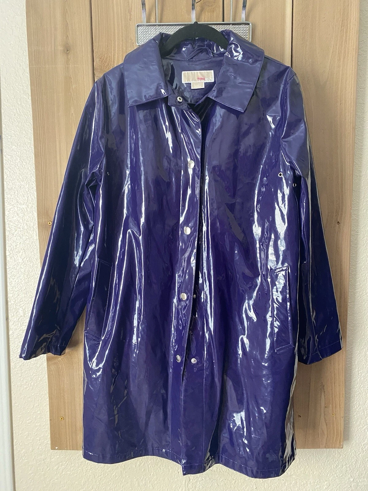 Impermeabile blu Michael Kors taglia S P nuovo senza etichetta