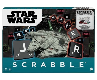 SCRABBLE® - STAR WARS™ - Mattel HBN60 - DEUTSCHE AUSGABE - NEU OVP - Bild 1 von 4