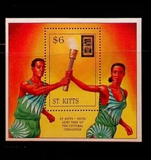 St. Kitts Sc 413 NH SOUVENIR SHEET OF 1996 - OLYMPICS - (DF25) 