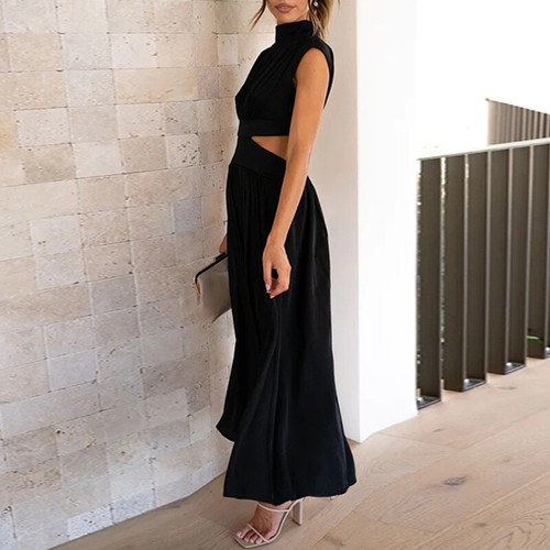 Einfarbiges Sommer-Partykleid Maxikleid Partykleid Sommerkleid. ≌ - Picture 5 of 28