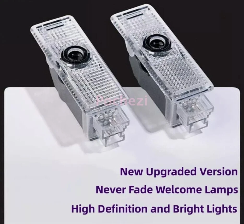 No Fading 2Pcs Car Door Welcome Lamps Interior Lights For BMW X3 X5 3/5 Series - Image 2 of 4