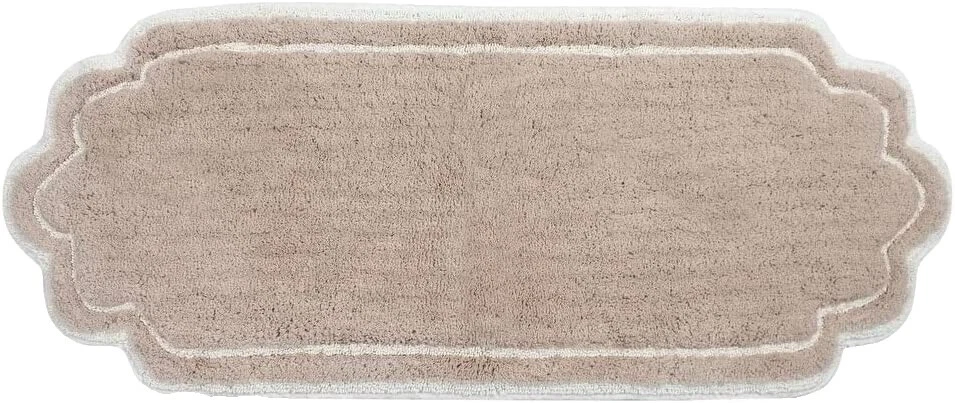 Rectangle Brown 100% Cotton Bath Mats, Rugs & Toilet Covers
