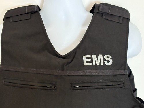 SECOND CHANCE Standard Tactical Armor Carrier Side Open M/L EMS Reflexive Black - Bild 5 von 13