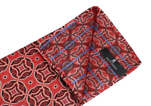 Lord R Colton Masterworks Pocket Square - Isla Negra Lava Silk - $75 Retail New - Picture 2 of 2