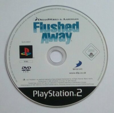 *NUR DISK* Aardman Flushed Away Playstation 2 Two PS2 PSTwo PS
