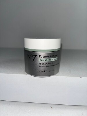 No7 future renew damaged reversal night cream, 1.69floz new, no box