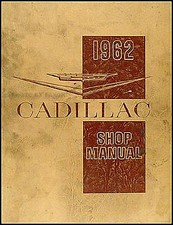 1962 Cadillac Shop Manual Original Factory Dealer Repair Service Book