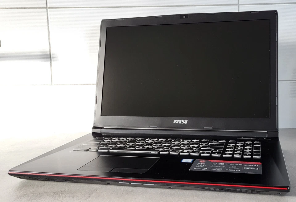 MSI GE72 6QD Apache Pro Gaming Notebook 17,3" FHD 1TB Intel i7 GTX960M 16GB RAM - Bild 2 von 4