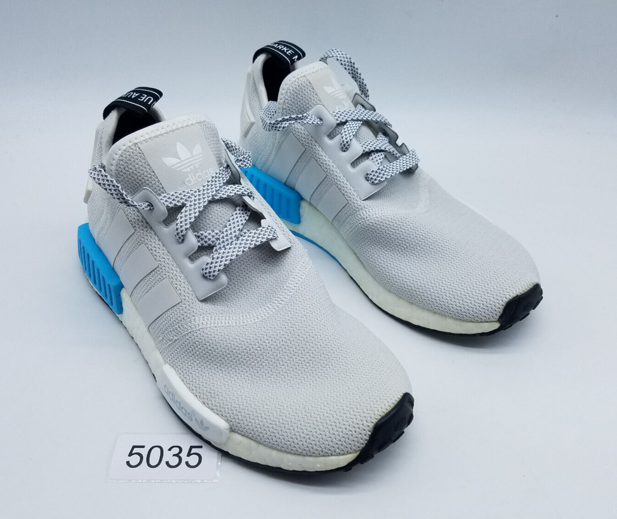 Adidas NMD R1 Junior Boy's Size Running Shoes Bright Cyan Blue