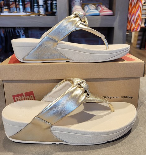 Fitflop Metallic Platin Zehentrenner UVP 99,95,- - Bild 10 von 12