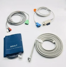Nihon Kohden Life Scope Accesories Kit - ECG, SpO2, NIBP hose + Cuff -USA Seller