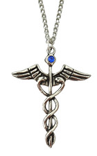 Jewels Of Atum Ra Pendant - Caduceus - EGYPTIAN - *SALE PRICE*