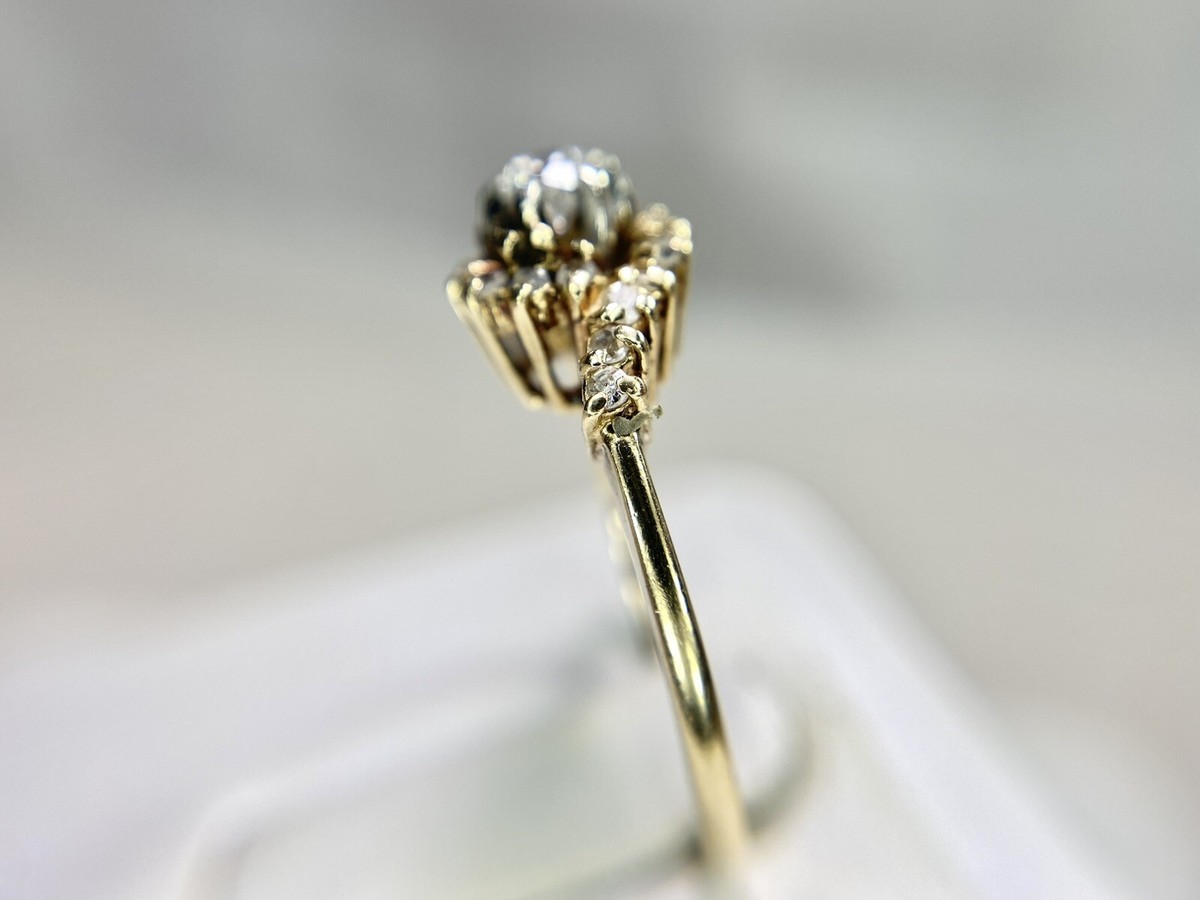 Vintage cocktail cheap rings ebay