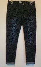 PS From Aeropostale Cheetah Print Blue Jeans Boyfriend Skinny Size Girl  s 14