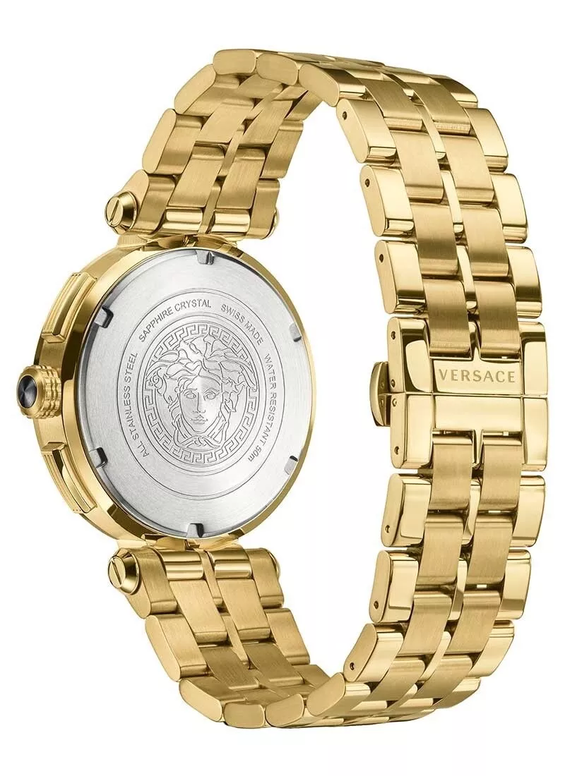 Versace aion top chronograph gold