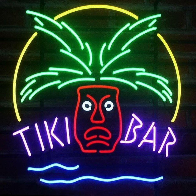 New Tiki Bar Totem Pole Beer Bar Neon Light Sign 24"x20" eBay