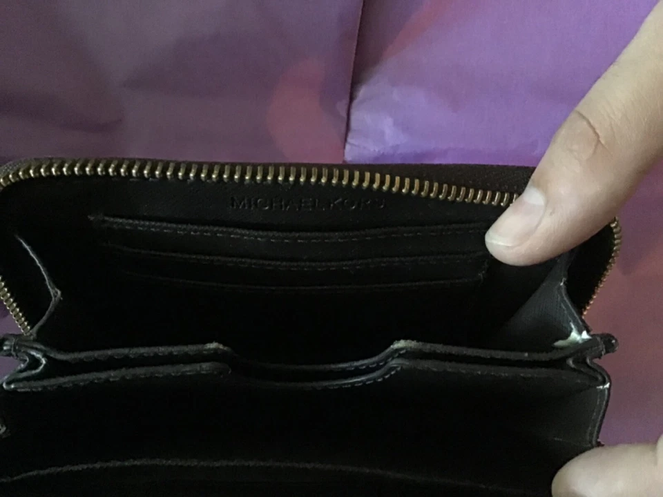 Michael Kors Zip Wallet Around Signature Canvas Wallet - Image 4 of 4