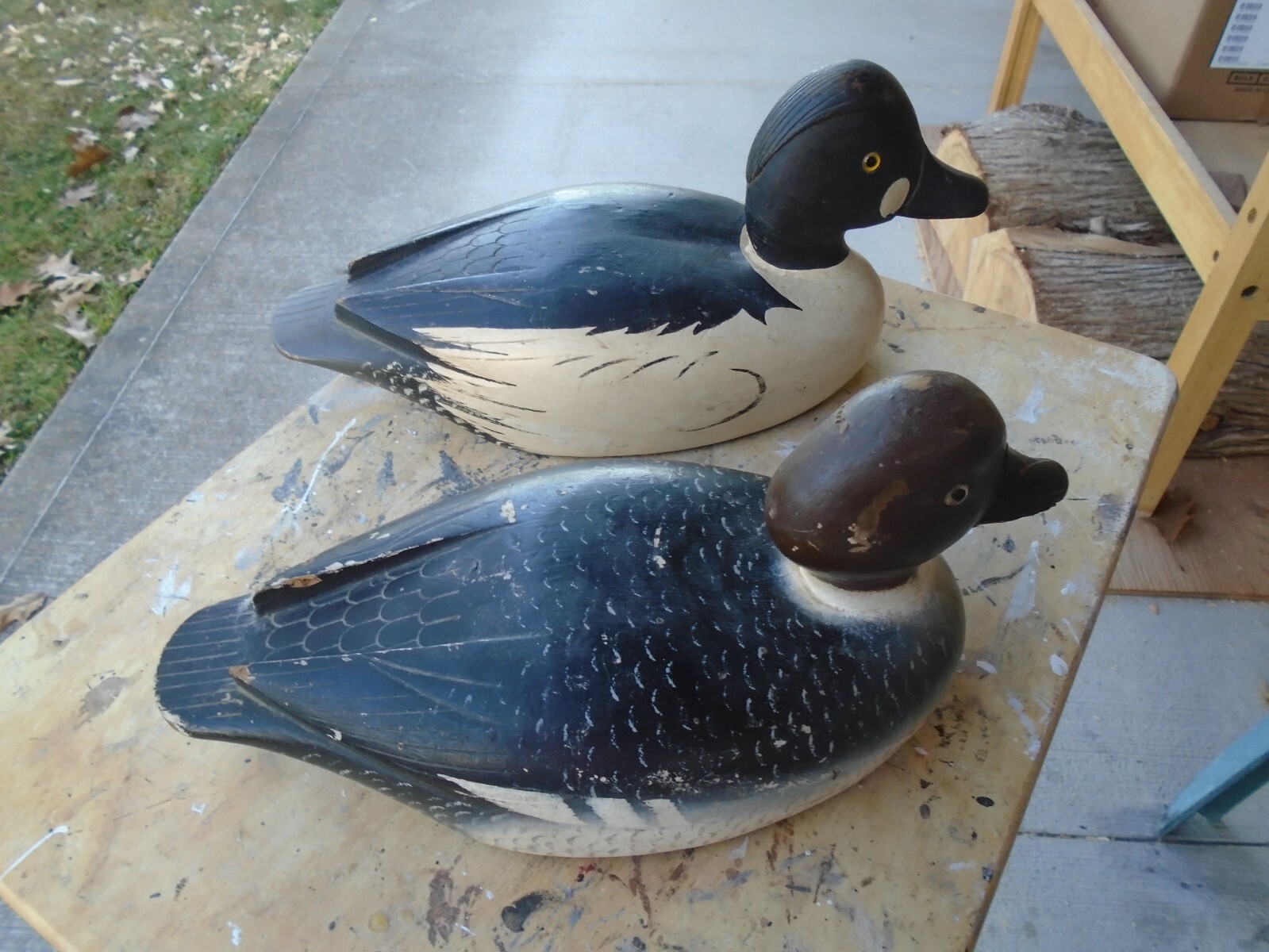Pair Goldeneye decoy decoys eBay