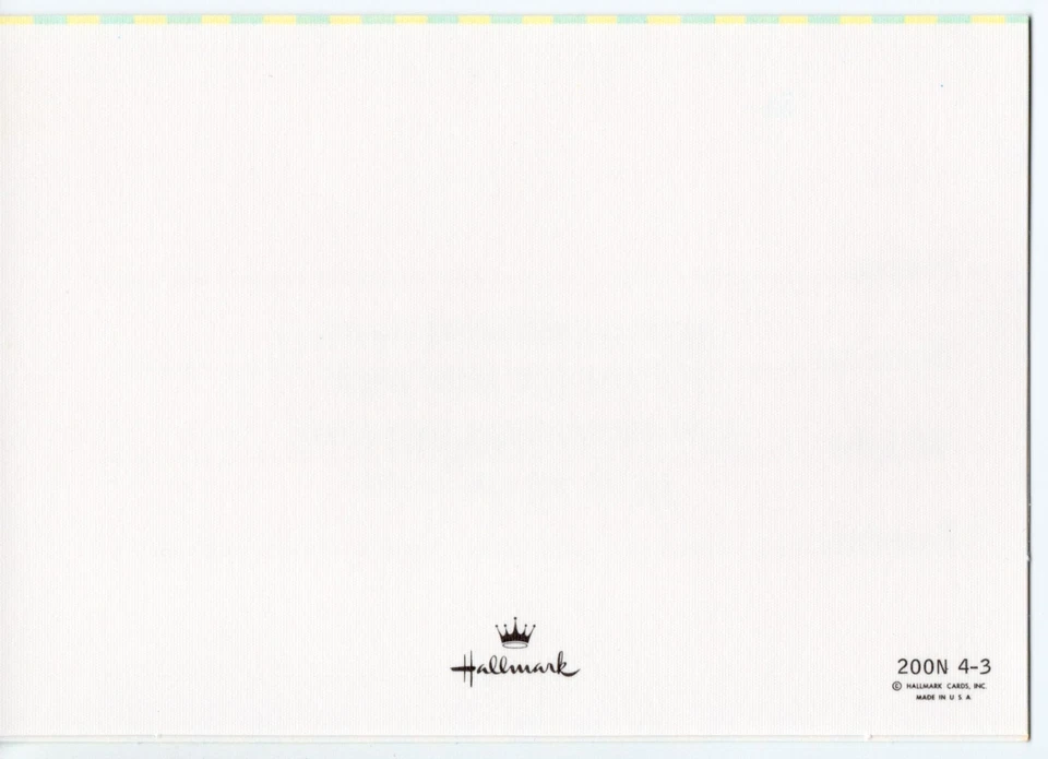 LOT OF 10 HALLMARK NEW BABY Announcements + Envelopes, Yellow Cute Chick Rainbow - Image 3 of 4