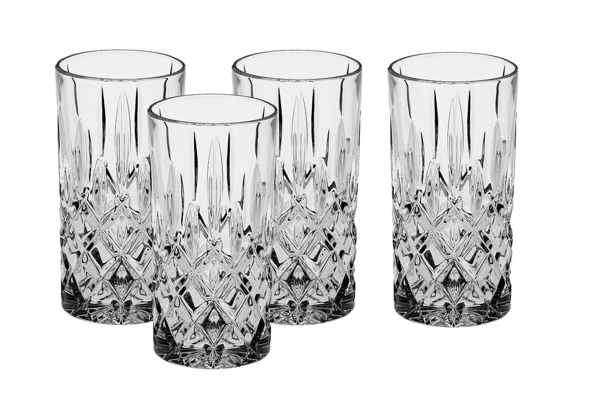 Bohemia Crystal Sheffield HB Tumbler 380ml 4pc lead crystal 52820.380-4WT