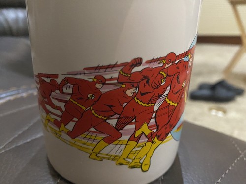 RARE Vintage The Good Company Flash 1989 Mug Coffee Cup Superhero DC Comics - Picture 2 of 8